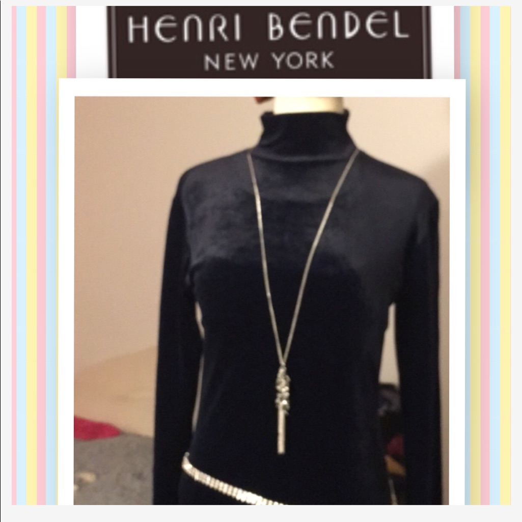 Henri Bendel Dress Arm Length 24”Waist Stretch To 25”Length 54 92%Poly 8%Lycra